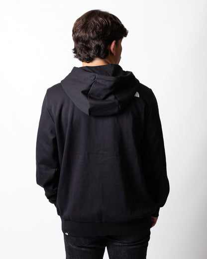 Felpa The North Face fullzip con cappuccio logata uomo