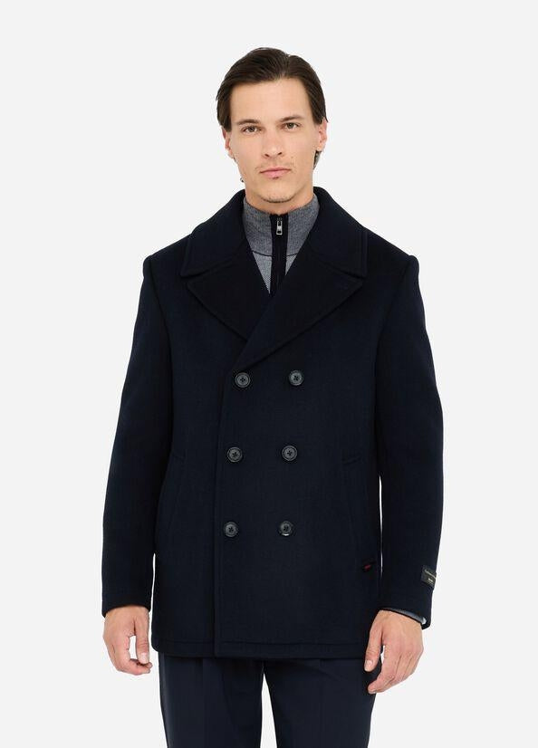 Cappotto Liu Jo doppiopetto in lana e cashmere uomo