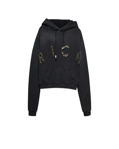 Felpa John Richmond con cappuccio e gioielli donna