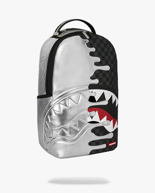 Zaino Sprayground nero SILVER SIDE DRIP BLACK CHECK DLXSV BACKPACK