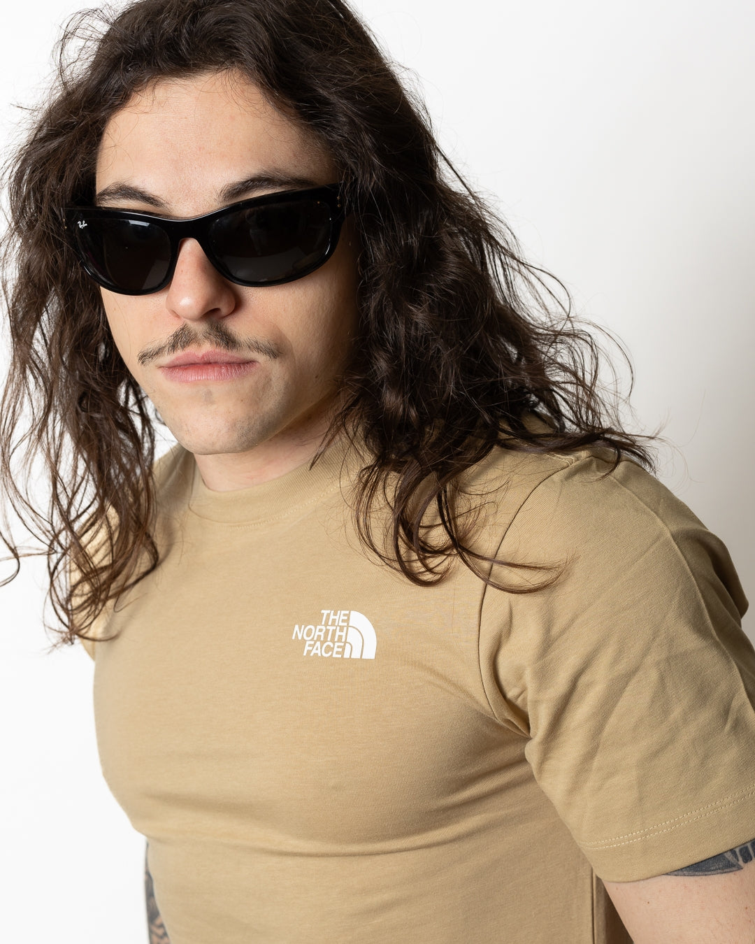 T-Shirt The North Face stampa logo box uomo