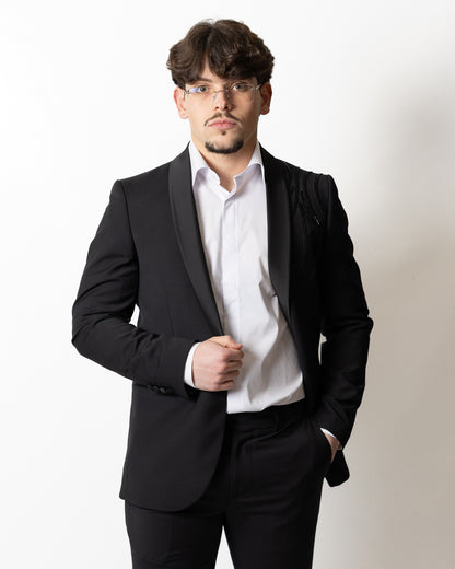 Abito Daniele Alessandrini "Sartoria" con ricami uomo