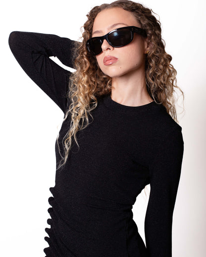 Abito Richmond X glitterato con bottoni donna