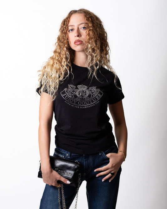 T-Shirt Juicy Couture "Dog Crest" donna