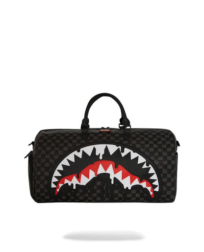 Borsone Sprayground nero Dripping sharks in paris large duffle