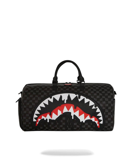 Borsone Sprayground nero Dripping sharks in paris large duffle