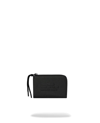 Portafoglio Sprayground nero BLACKED OUT EMBOSSED GOLD TOOTH WALLET