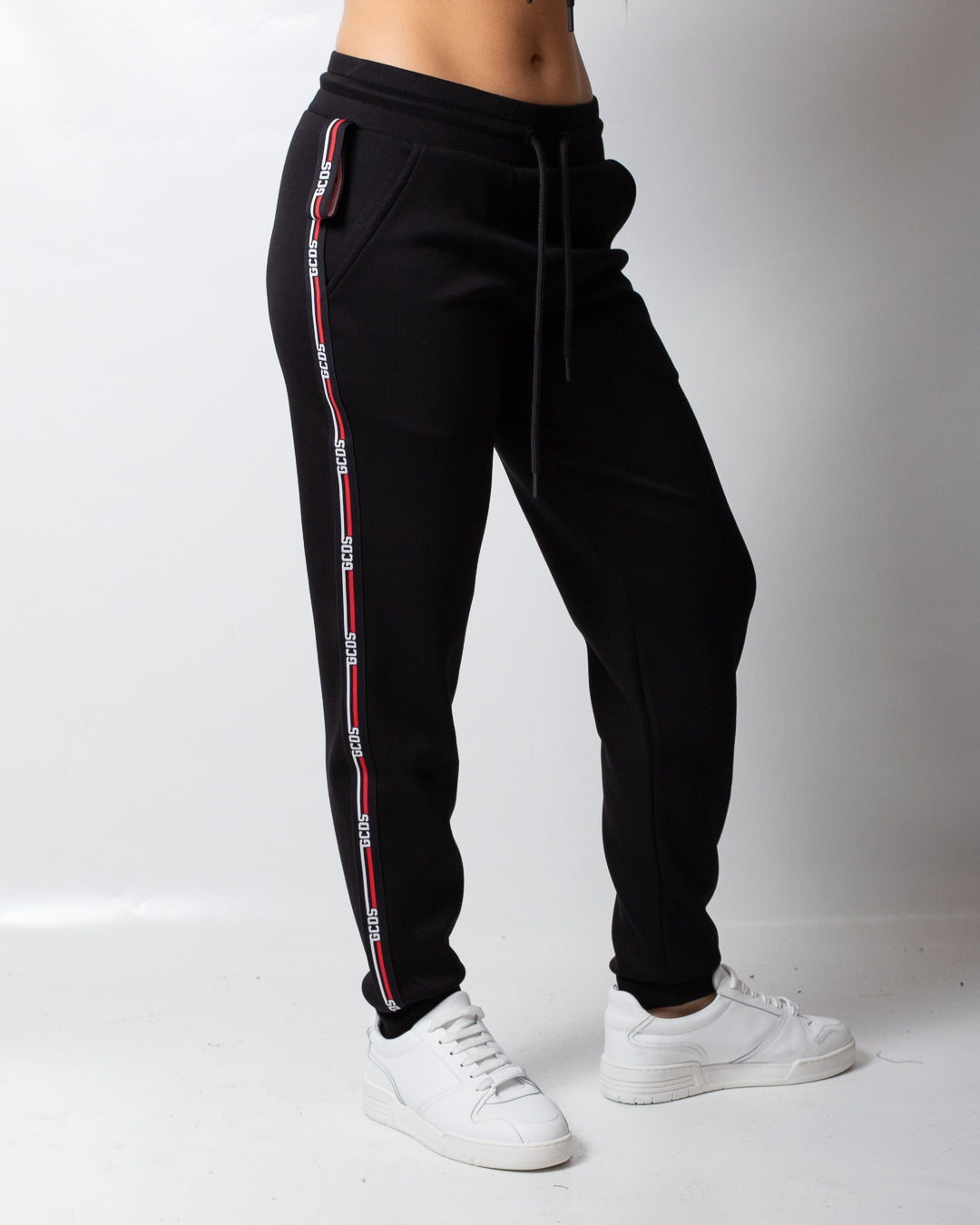 Pantalone GCDS in felpa "Logo Tape" donna