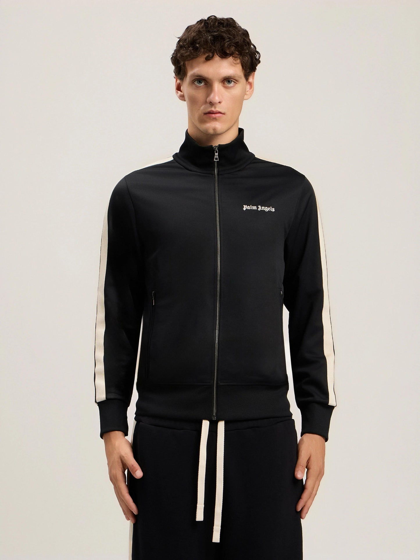 Felpa Palm Angels fullzip "Classic Logo" uomo