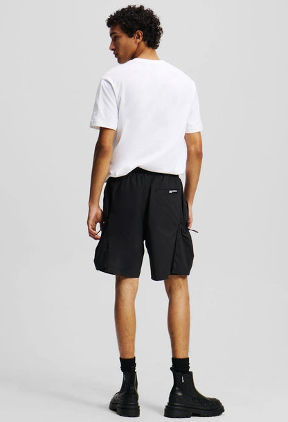 Bermuda Karl Lagerfeld Jeans cargo in nylon uomo