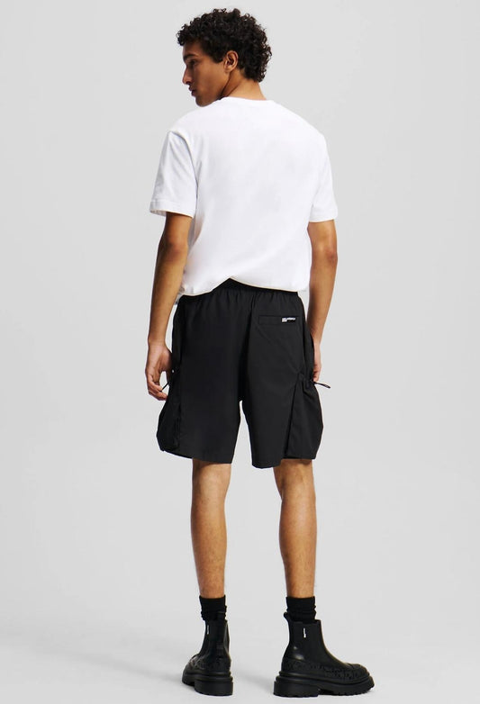 Bermuda Karl Lagerfeld Jeans cargo in nylon uomo