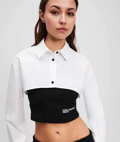 Blusa Karl Lagerfeld Jeans con camicia donna
