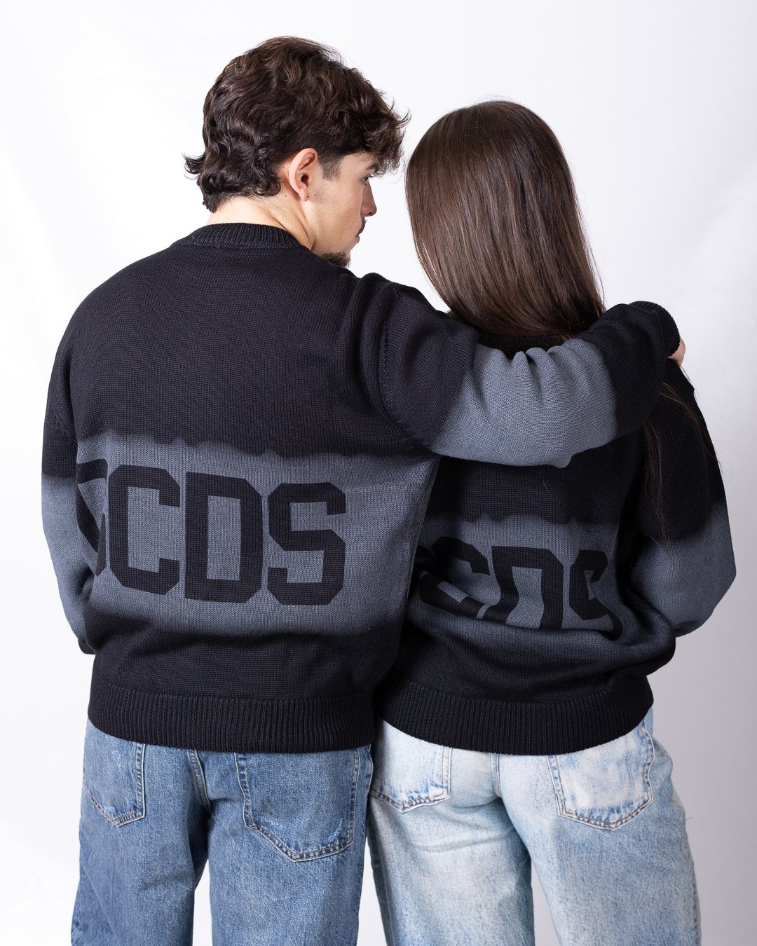 Maglia GCDS in lana con stampa e logo