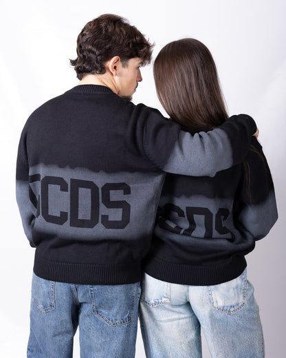Maglia GCDS in lana con stampa e logo