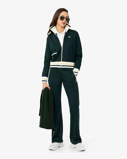 Pantalone Lacoste in nylon con zip donna