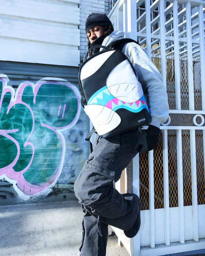 Zaino Sprayground bianco e nero "Dreamscape  backpack"