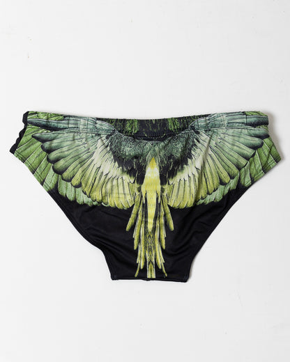 Slip mare Marcelo Burlon "Icon Wings Yellow" uomo