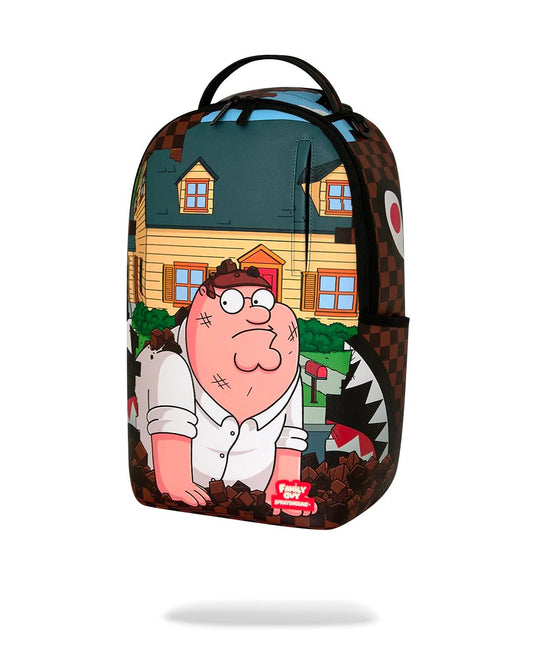 Zaino Sprayground marrone FAMILY GUY PETER FALLING THROUGH WALL BACKPACK