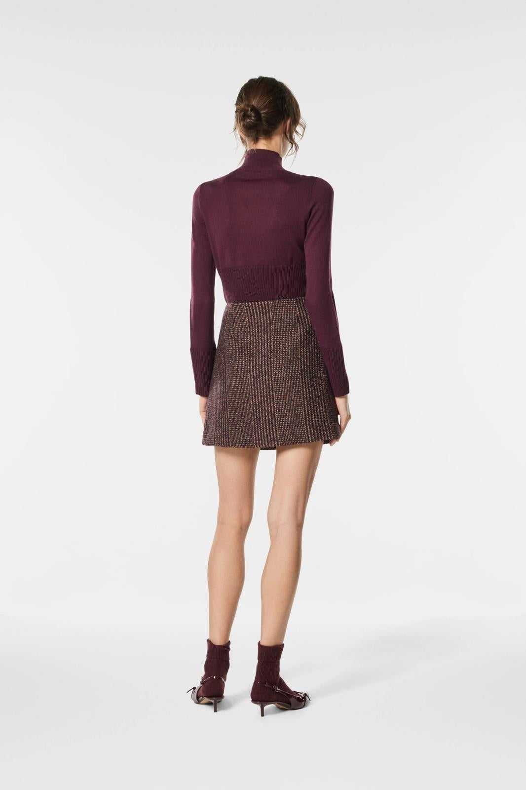 Gonna Nenette in misto lana donna