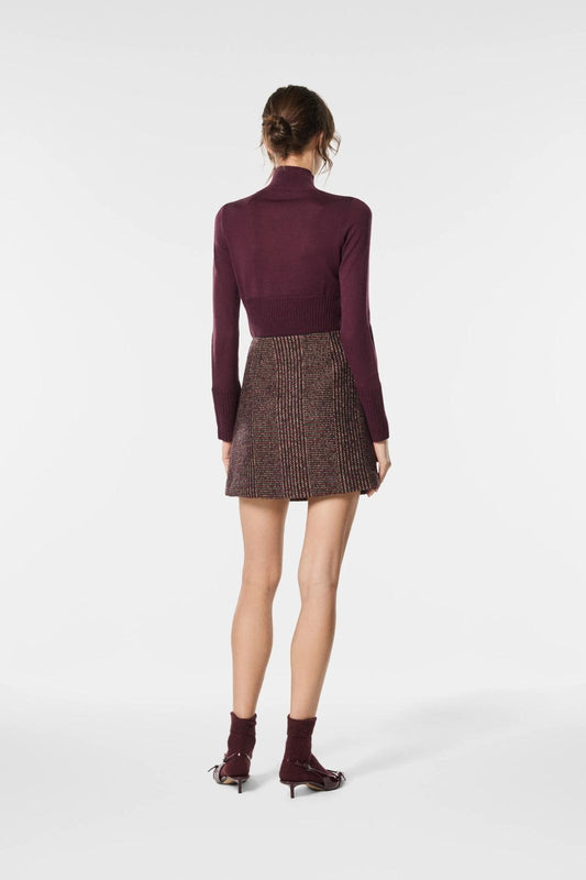 Gonna Nenette in misto lana donna