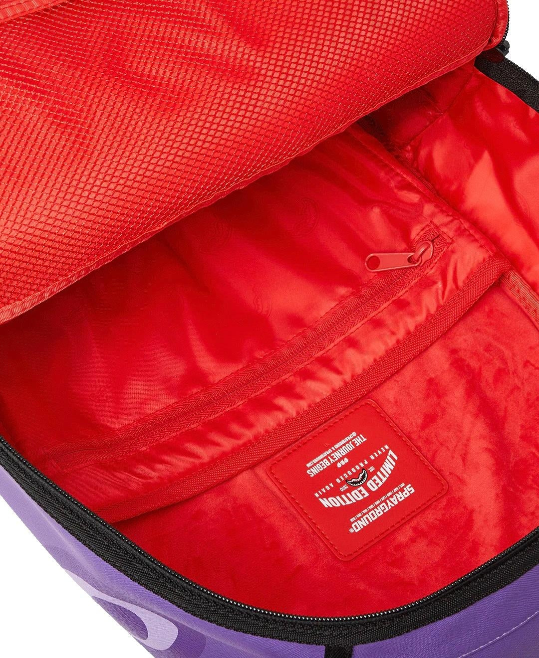 Zaino Sprayground viola Purple shark central dlxsv backpack