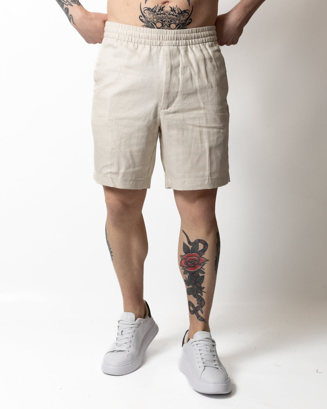 Short Calvin Klein "Straight Linen" uomo