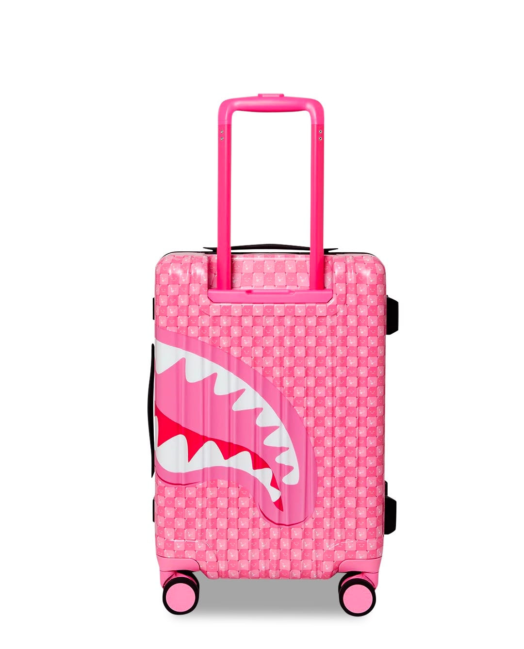 Valigia Sprayground fucsia PINK NEW CHECK FACES CARRY-ON LUGGAGE