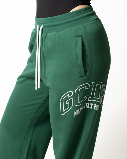 Pantalone GCDS Essentials in felpa "Logo Lounge" donna
