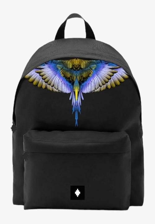 Zaino Marcelo Burlon in nylon wings colorfull