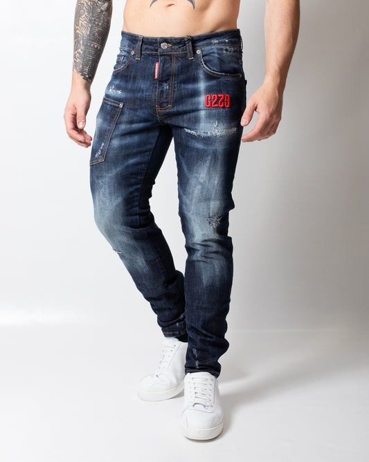 Jeans G2 Firenze "Three Pocket Blue" slim uomo