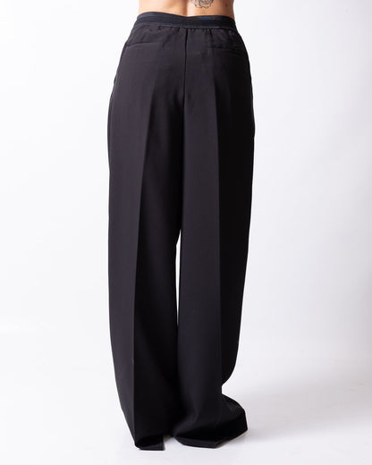 Pantalone Richmond X wide leg con fascia logata donna
