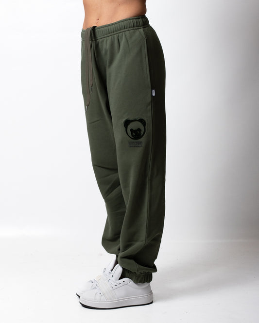 Pantalone Moschino Underwear in felpa con logo Teddy in rilievo donna