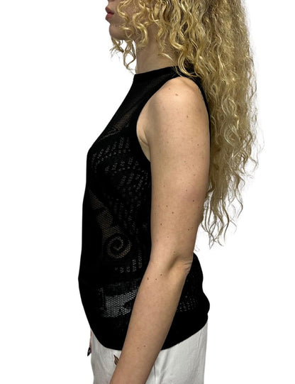 Top Twinset Actitude ricamato donna