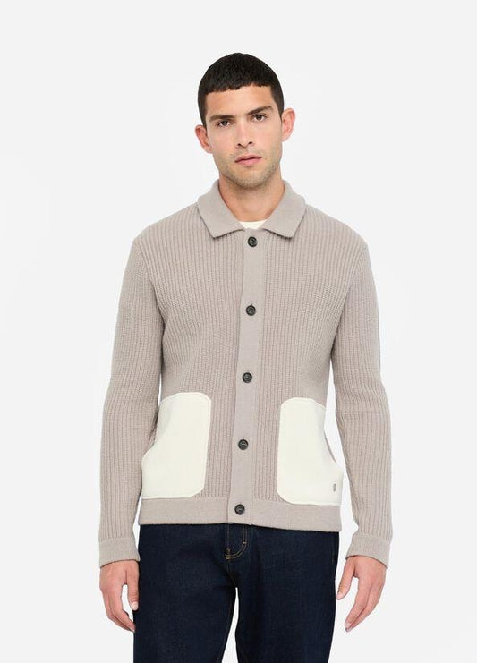 Cardigan Liu Jo in lana con tasche uomo