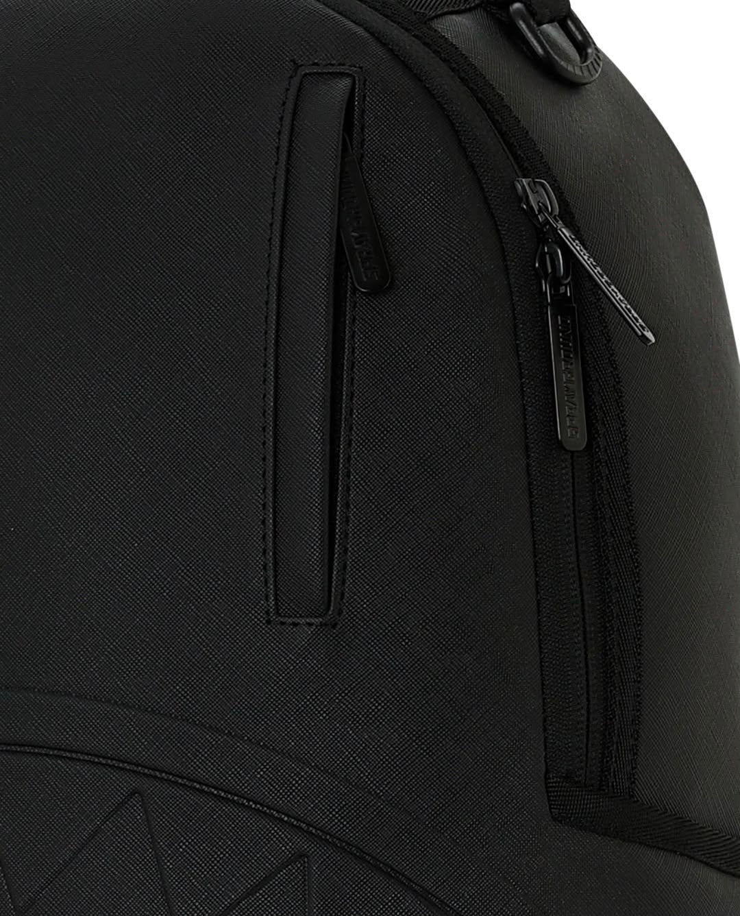 Zaino Sprayground nero BLACKED OUT EMBOSSED GOLD TOOTH BACKPACK