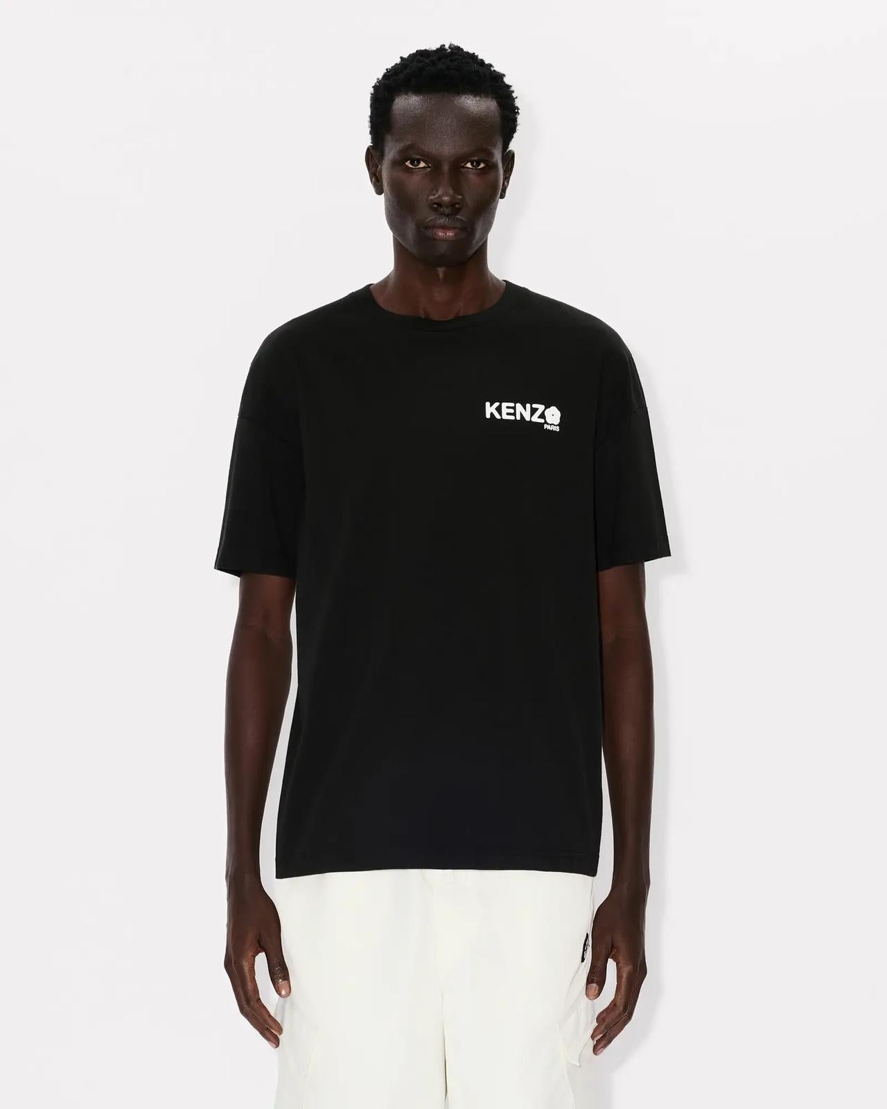 T-Shirt Kenzo con logo e&nbsp; boke flower 2.0 in cotone