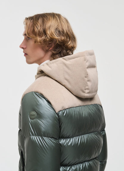 Piumino Colmar con inserti in velluto uomo