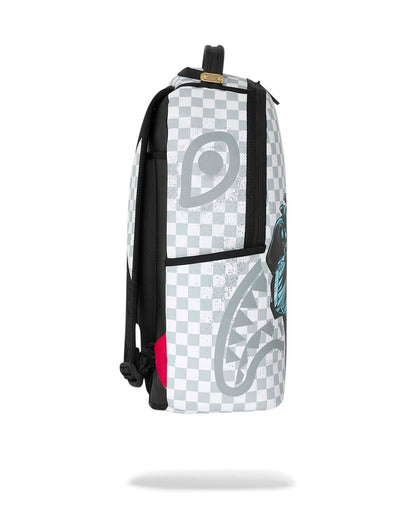 Zaino Sprayground bianco MARVEL  WAKANDA FOREVER WHITE CHECK BACKPACK