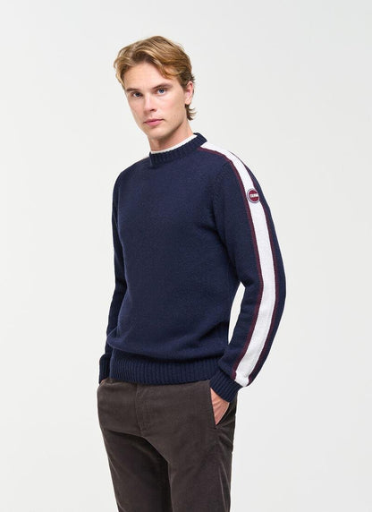 Maglia Colmar in lana con logo in rilievo