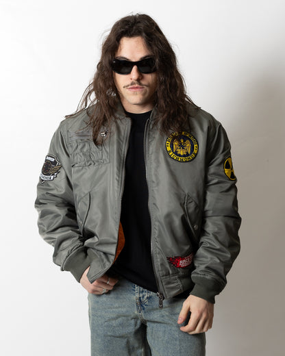 Giubbotto Richmond X bomber con patch logate uomo
