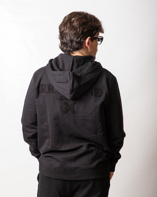 Felpa Richmond X fullzip con logo teddy uomo