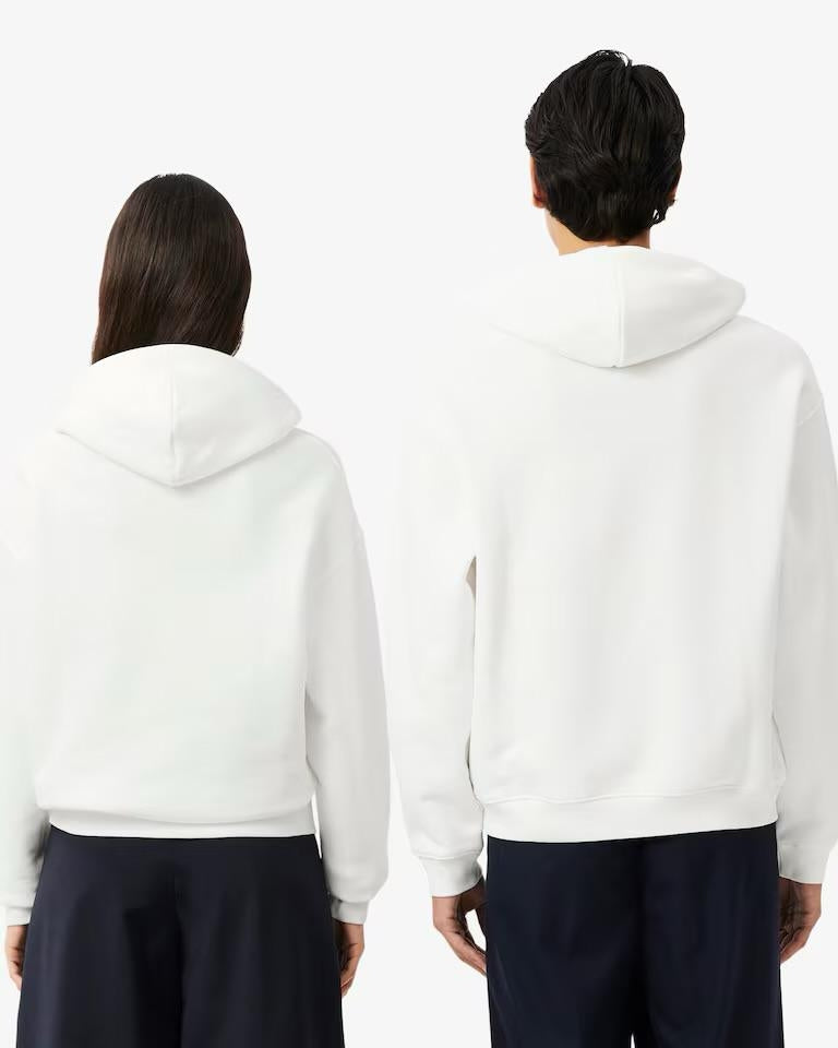 Felpa Lacoste logata con cappuccio uomo