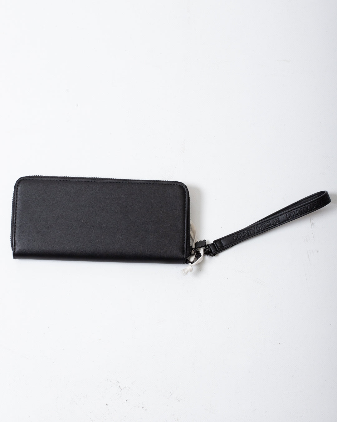 Portafoglio Marcelo Burlon in ecopelle con zip e logo wings