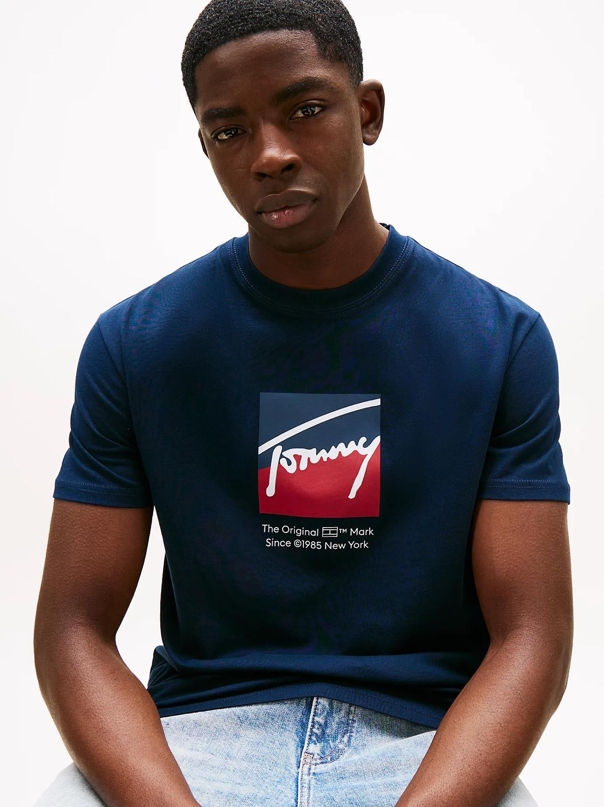 T-Shirt Tommy Jeans "The original mark" uomo