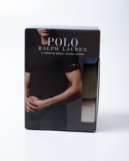T-Shirt Polo Ralph Lauren tri-pack con logo sulla manica uomo