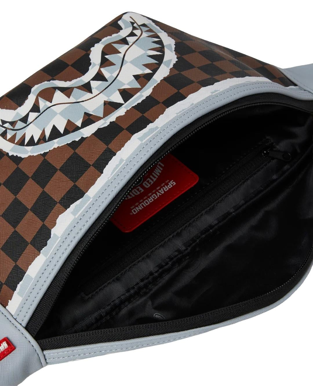 Marsupio Sprayground marrone "CREAM AND BROWN TEAR CHECK SAVVY CROSSBODY"