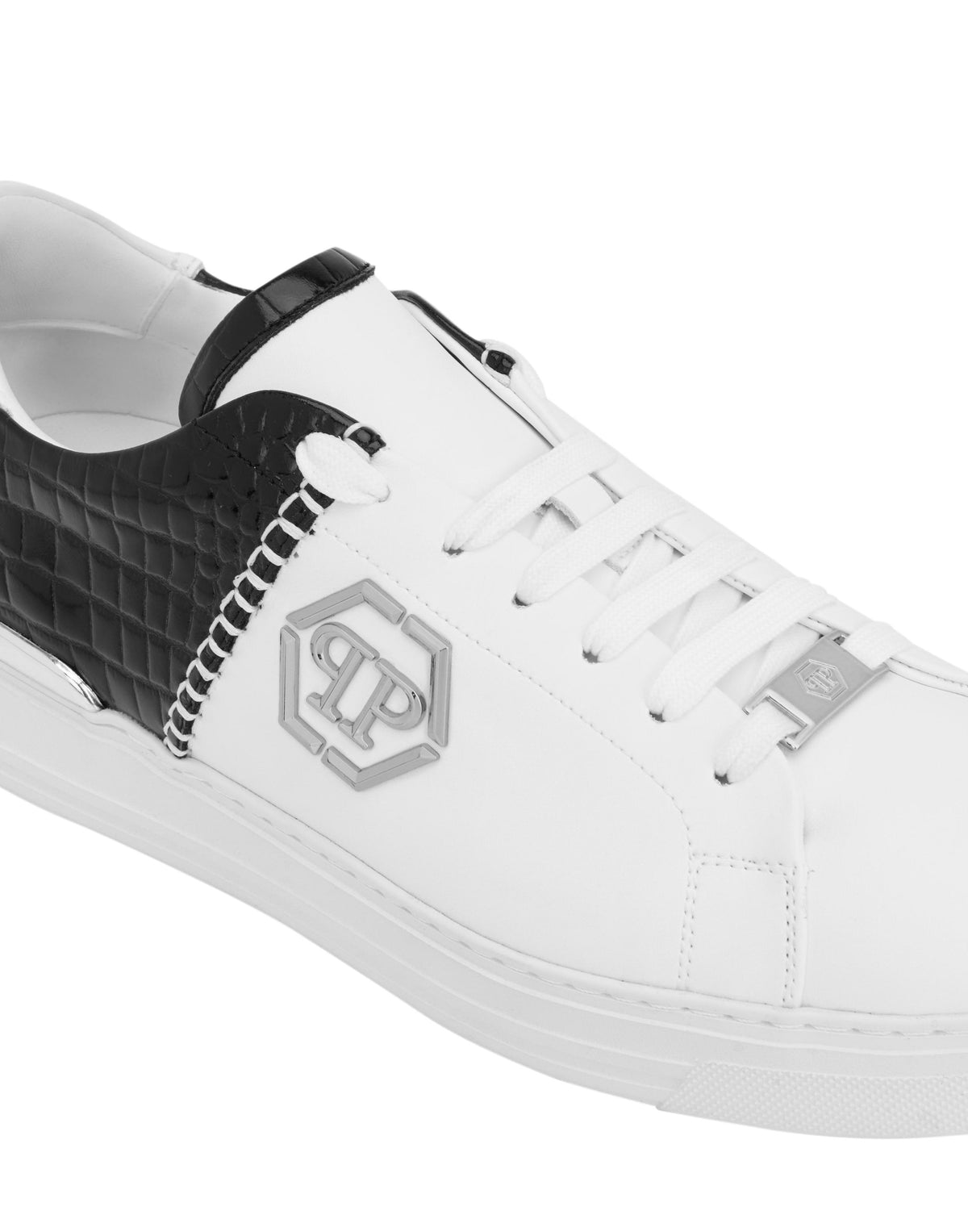 Sneakers Philipp Plein Low-Top Icon Cocco Mix uomo