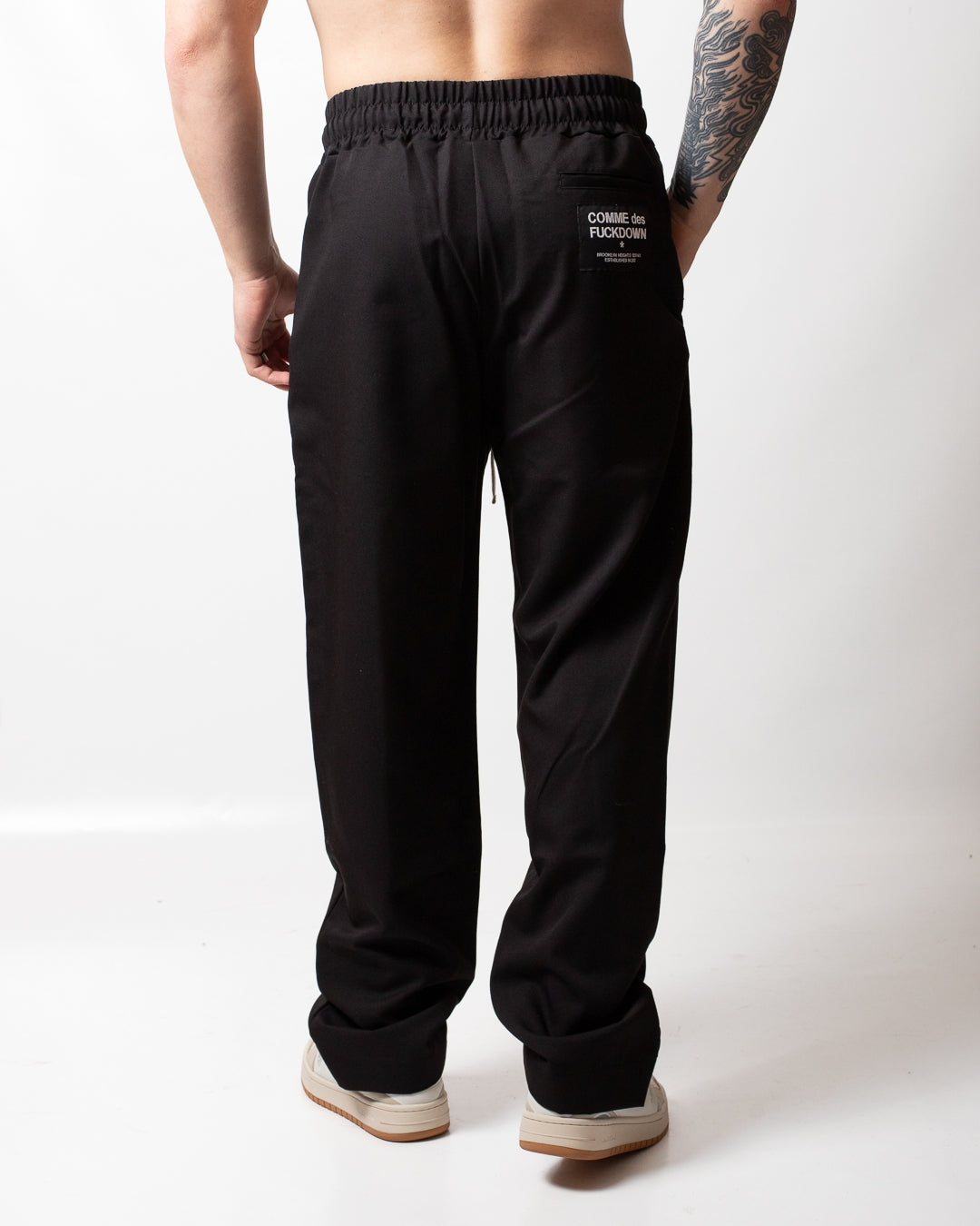 Pantalone Comme des Fuckdown straight in tessuto cotoniero uomo