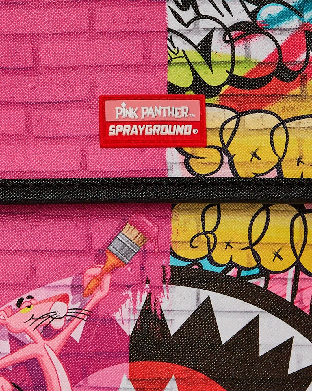 Tracolla Sprayground multicolor Pink Panther painting messenger sling