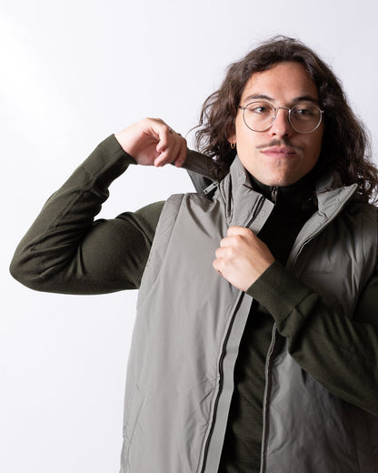 Gilet Calvin Klein in nylon con cappuccio uomo
